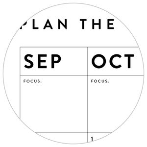 2025 - 2026 ACADEMIC WALL CALENDAR (SEPTEMBER START) | VERTICAL WITH BLUE WEEKENDS