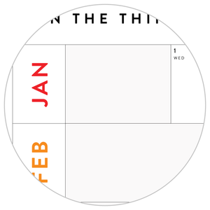 NEW FORMAT! GIANT 2026 ANNUAL WALL CALENDAR | HORIZONTAL WITH ALIGNED WEEKENDS