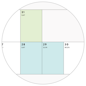 NEW FORMAT! GIANT 2026 ANNUAL WALL CALENDAR | HORIZONTAL WITH ALIGNED WEEKENDS