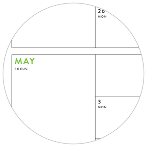 PRINTABLE Q2 (APRIL - JUNE) 2026 QUARTERLY WALL CALENDAR (RAINBOW) - INSTANT PDF DOWNLOAD