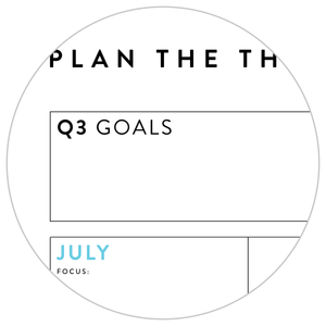 PRINTABLE Q3 (JULY - SEPTEMBER) 2026 QUARTERLY WALL CALENDAR (RAINBOW) - INSTANT PDF DOWNLOAD