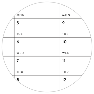 NEW! PRINTABLE VERTICAL 2026 WALL CALENDAR WITH ALIGNED RAINBOW WEEKENDS - INSTANT DOWNLOAD