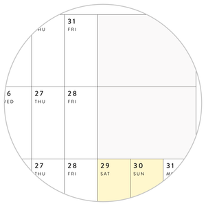 NEW! PRINTABLE 2026 HORIZONTAL WALL CALENDAR WITH ALIGNED WEEKENDS - INSTANT DOWNLOAD PRINT UP TO 48" x 36"