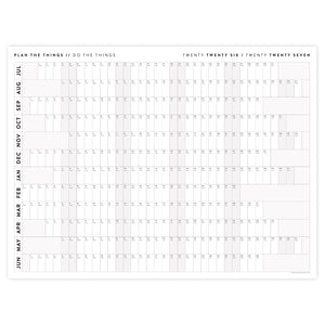 NEW! Giant 2026-2027 JULY START Wall Calendar with Aligned Gray Weekends | Mid-Year Student Teacher College Family Academic Planner