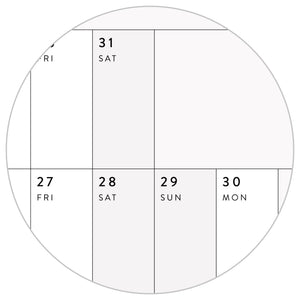 NEW! Giant 2026-2027 SEPTEMBER START Wall Calendar with Aligned Weekends | Student Teacher Classroom Mid-Year/ Academic Planner - Gray