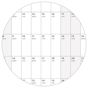 NEW! Giant 2026-2027 SEPTEMBER START Wall Calendar with Aligned Weekends | Student Teacher Classroom Mid-Year/ Academic Planner - Gray