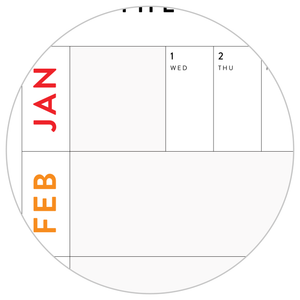 NEW! PRINTABLE 2026 HORIZONTAL WALL CALENDAR WITH ALIGNED WEEKENDS - INSTANT DOWNLOAD PRINT UP TO 48" x 36"