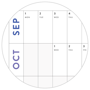 NEW! PRINTABLE SEPTEMBER START 2025 - 2026 HORIZONTAL ACADEMIC WALL CALENDAR WITH ALIGNED WEEKENDS - INSTANT DOWNLOAD PRINT UP TO 48" x 36"