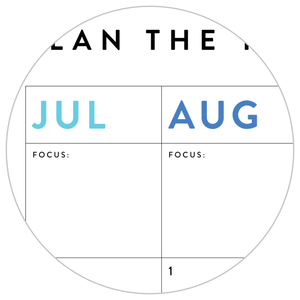 PRINTABLE 2025 - 2026 ACADEMIC WALL CALENDAR (JULY START) | VERTICAL WITH RAINBOW WEEKENDS - INSTANT DOWNLOAD