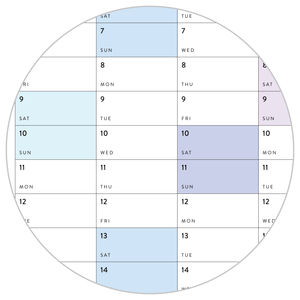 PRINTABLE 2025 - 2026 ACADEMIC WALL CALENDAR (JULY START) | VERTICAL WITH RAINBOW WEEKENDS - INSTANT DOWNLOAD