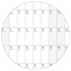 NEW! PRINTABLE SEPTEMBER START 2026 - 2027 HORIZONTAL ACADEMIC WALL CALENDAR WITH ALIGNED GRAY WEEKENDS - INSTANT DOWNLOAD