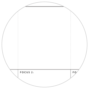 ANNUAL FOCUS AND GOALS WALL PLANNER - UNDATED