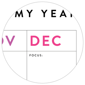 PRINTABLE PERPETUAL WALL CALENDAR / BIRTHDAY CALENDAR (VERTICAL / RAINBOW) - INSTANT DOWNLOAD