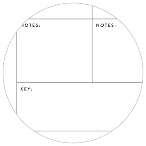 PRINTABLE PERPETUAL WALL CALENDAR / BIRTHDAY CALENDAR (VERTICAL / RAINBOW) - INSTANT DOWNLOAD