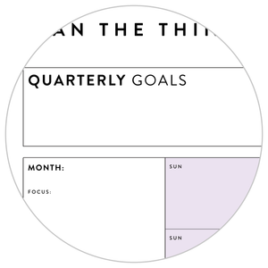 PRINTABLE UNDATED QUARTERLY WALL CALENDAR BUNDLE - SUNDAY START - RAINBOW WEEKENDS - INSTANT DOWNLOAD