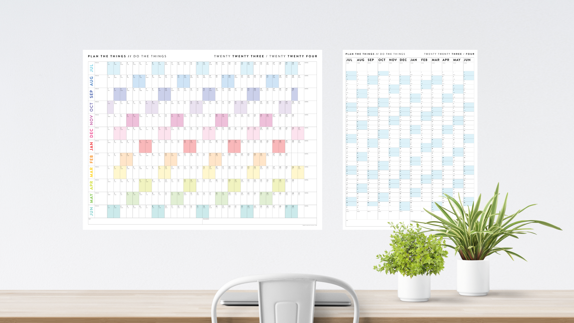 2023 / 2024 JULY START ACADEMIC CALENDARS / MID-YEAR WALL PLANNERS