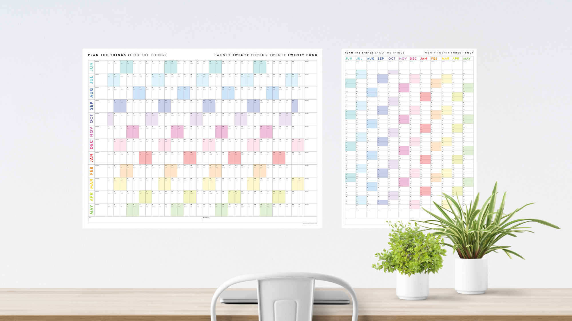 2023 / 2024 JUNE START ACADEMIC CALENDARS / MID-YEAR WALL PLANNERS