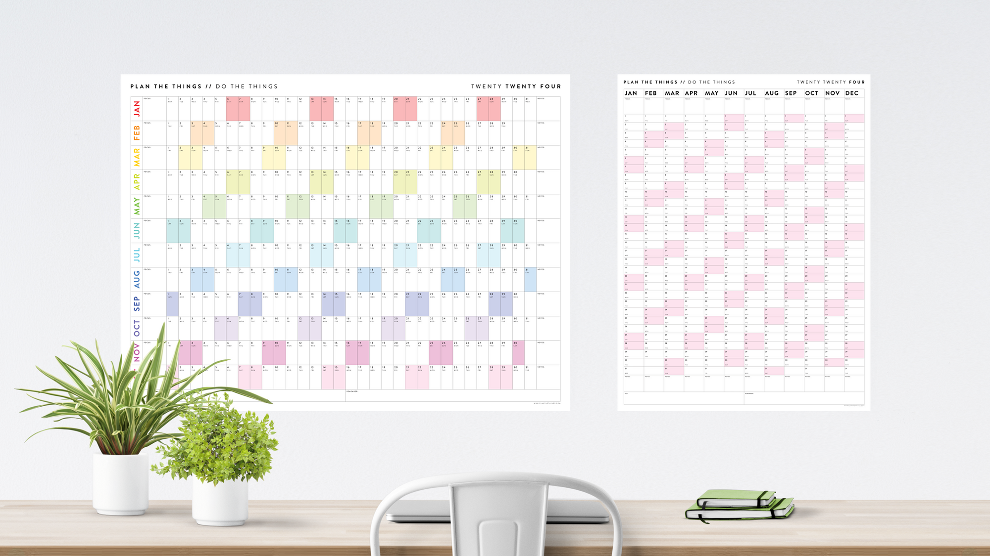 2024 GIANT WALL CALENDARS // HORIZONTAL