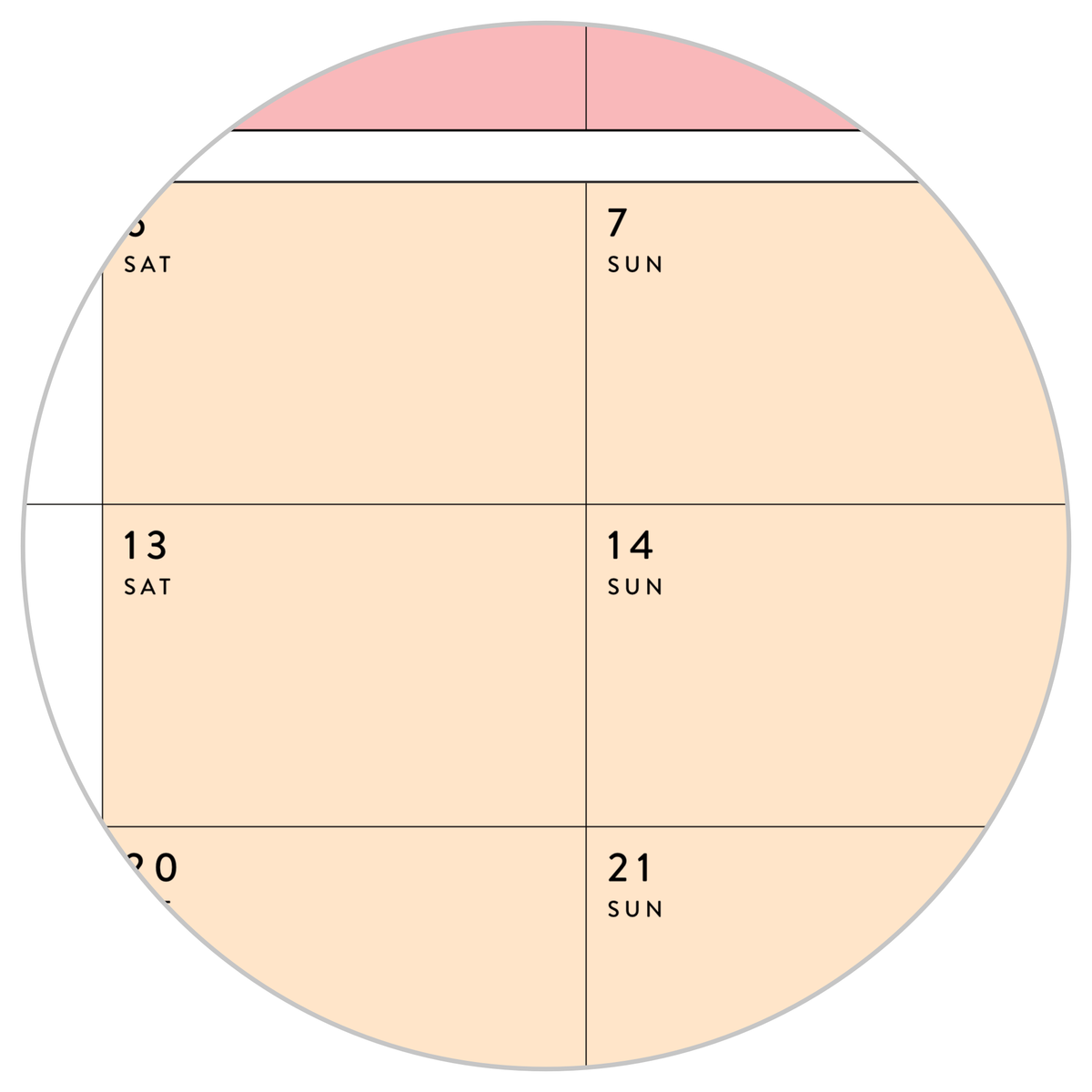 Q1 2026 QUARTERLY GIANT WALL CALENDAR (JANUARY - MARCH 2026) - RAINBOW WEEKENDS