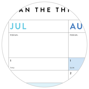PRINTABLE SIX MONTH 2025 WALL CALENDAR SET WITH RAINBOW WEEKENDS - INSTANT DOWNLOAD