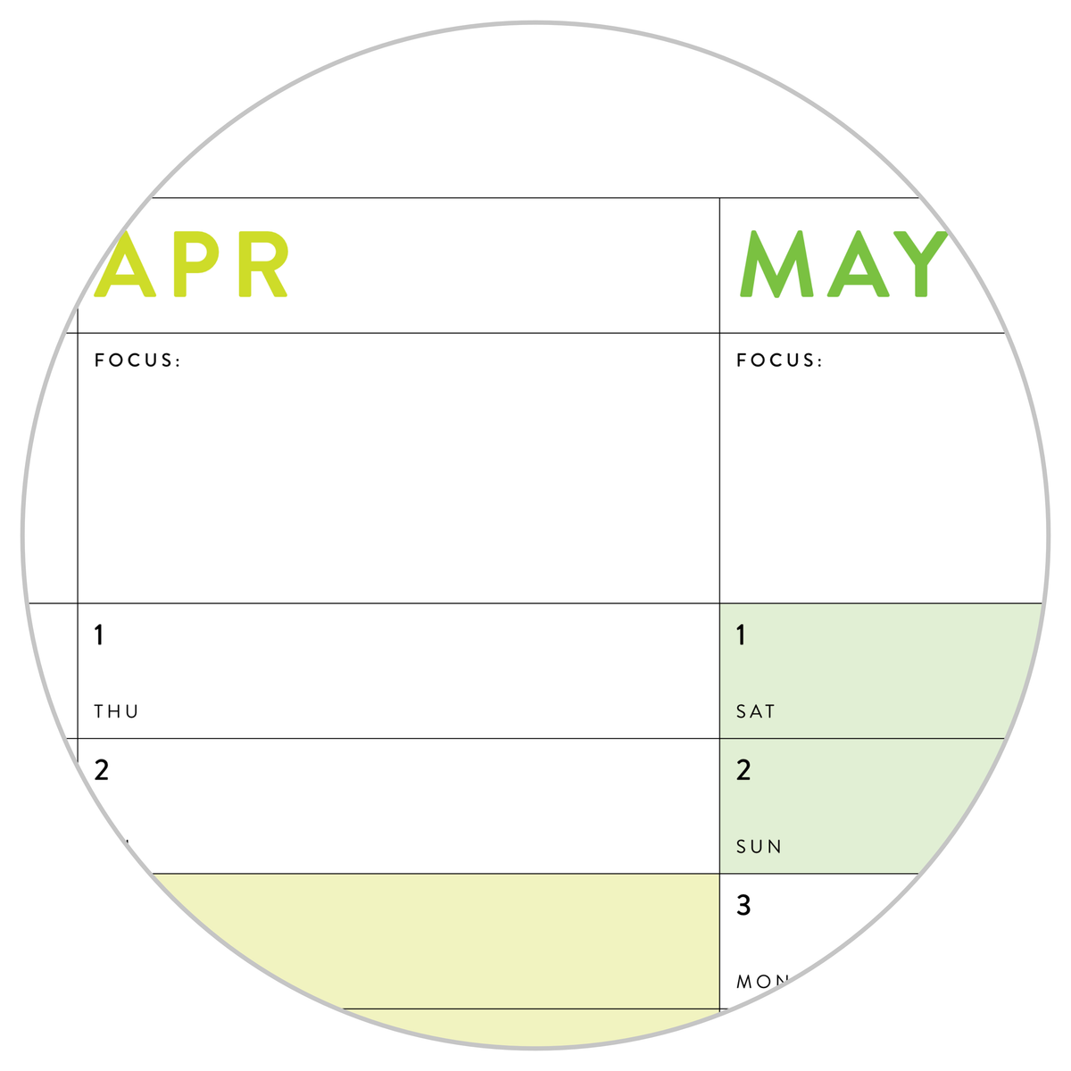 PRINTABLE SIX MONTH 2026 WALL CALENDAR (JANUARY TO JUNE) WITH RAINBOW WEEKENDS - INSTANT DOWNLOAD