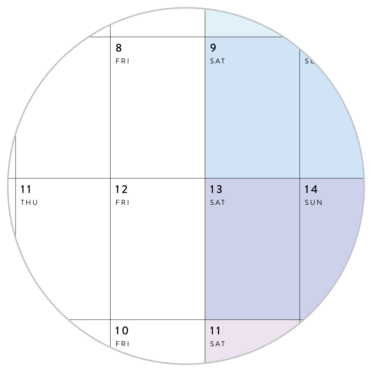 NEW FORMAT! GIANT 2026 ANNUAL WALL CALENDAR | HORIZONTAL WITH ALIGNED WEEKENDS