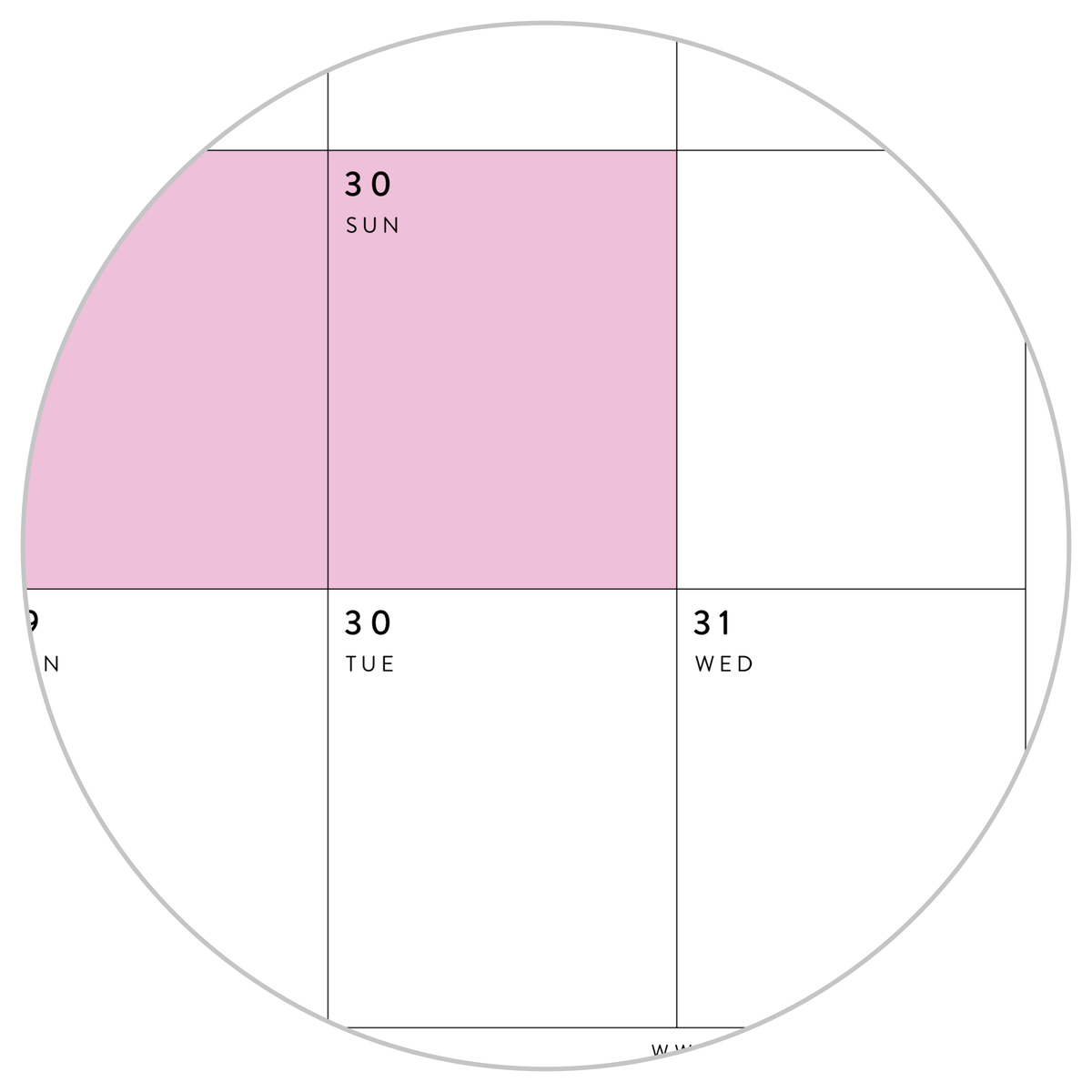 PRINTABLE 6' x 3' MASSIVE 2025 SIMPLIFIED  WALL CALENDAR WITH RAINBOW WEEKENDS - INSTANT DOWNLOAD