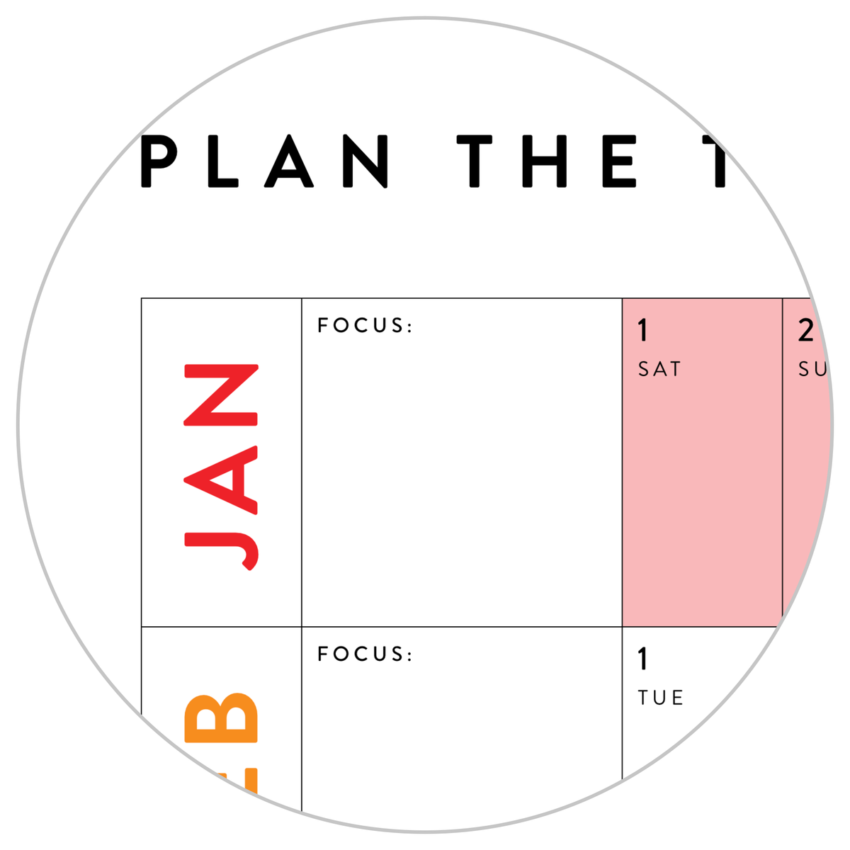 GIANT 2026 ANNUAL WALL CALENDAR | HORIZONTAL WITH RAINBOW WEEKENDS