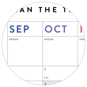 PRINTABLE 2023 / 2024 ACADEMIC WALL CALENDAR (SEPTEMBER START) | VERTICAL WITH RAINBOW WEEKENDS - INSTANT DOWNLOAD