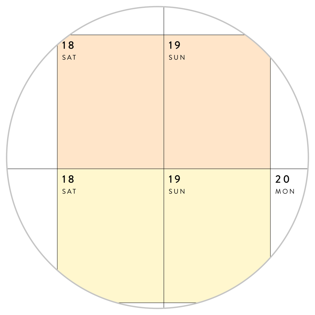 PRINTABLE 6' x 3' MASSIVE 2025 SIMPLIFIED  WALL CALENDAR WITH RAINBOW WEEKENDS - INSTANT DOWNLOAD