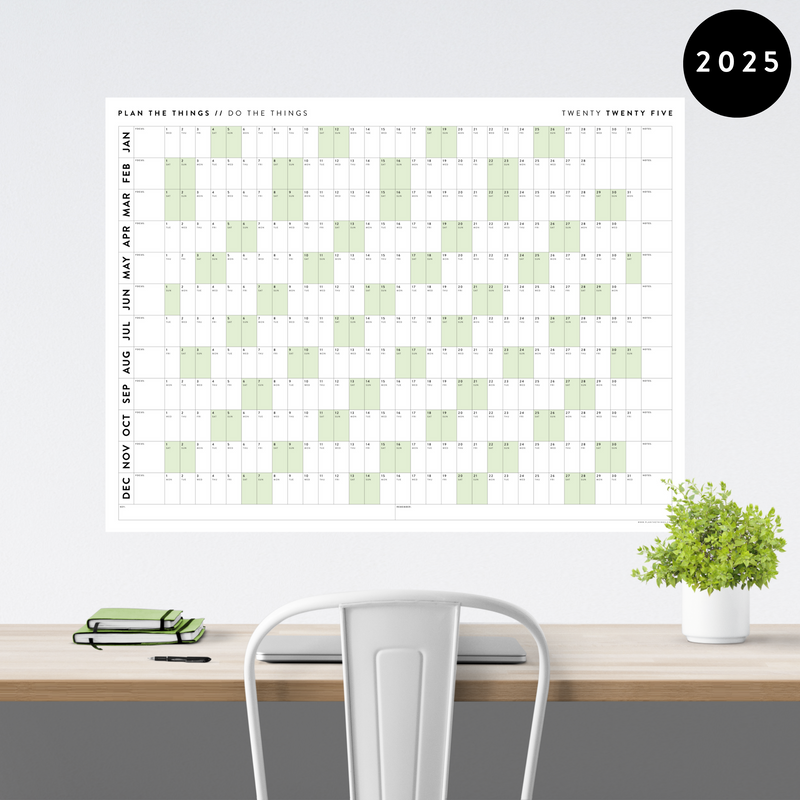 ANNUAL WALL CALENDARS - Plan The Things