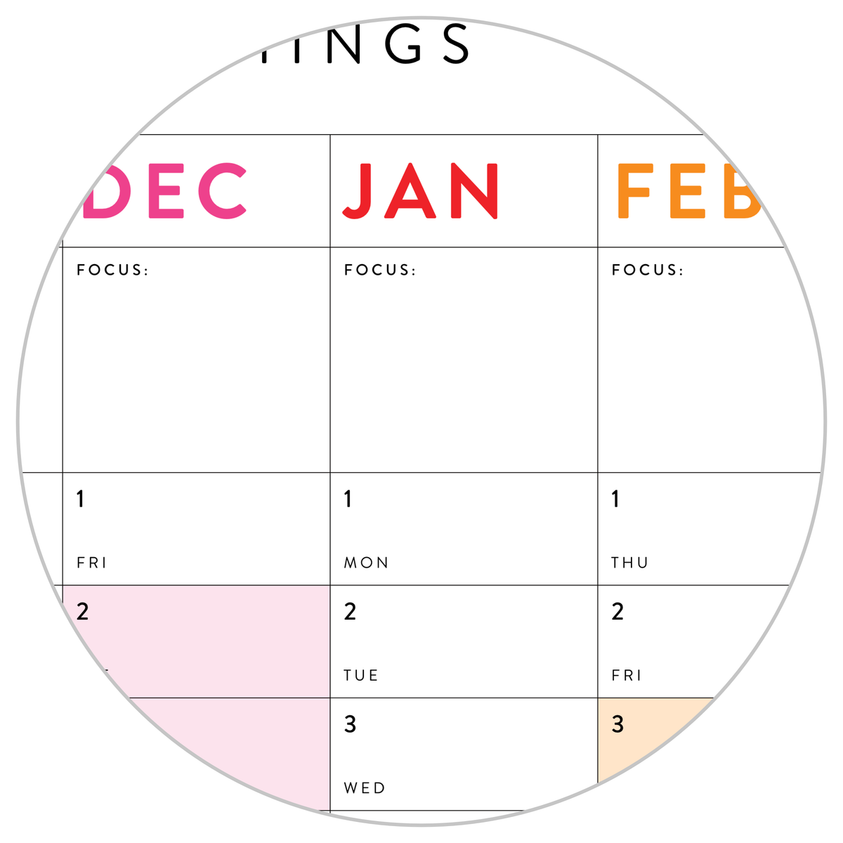 2025 - 2026 ACADEMIC WALL CALENDAR (AUGUST START) | SCHOOL CALENDAR | VERTICAL WITH RAINBOW WEEKENDS