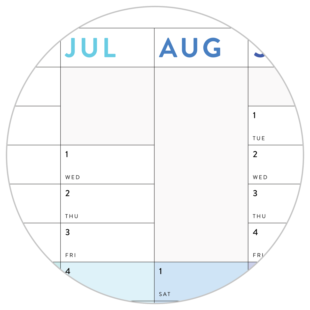NEW! PRINTABLE VERTICAL 2026 WALL CALENDAR WITH ALIGNED RAINBOW WEEKENDS - INSTANT DOWNLOAD