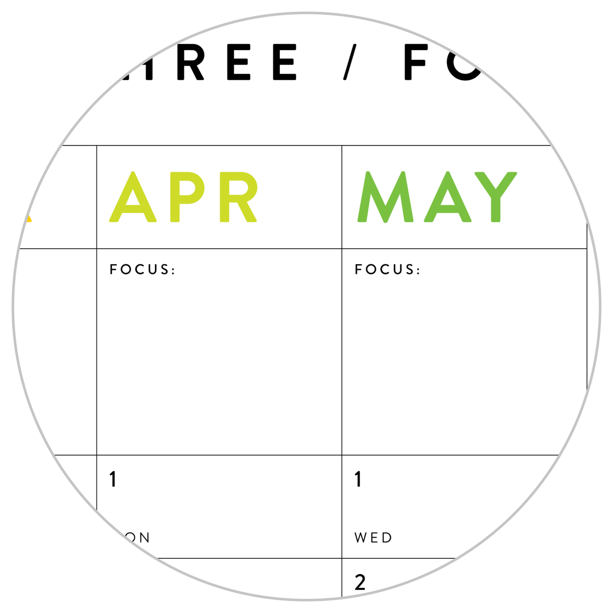 2025 - 2026 ACADEMIC WALL CALENDAR (JUNE START) | VERTICAL WITH RAINBOW WEEKENDS