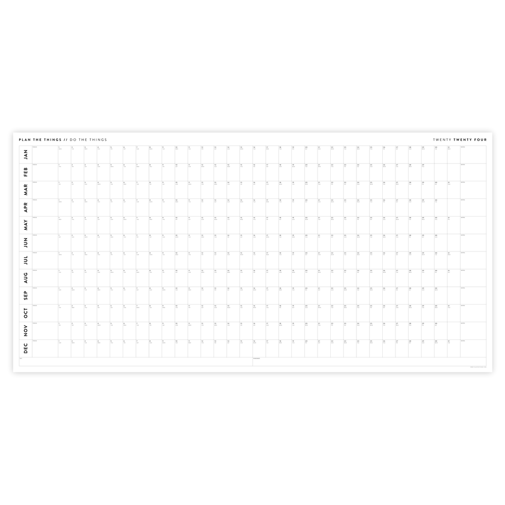 PRINTABLE MASSIVE 2024 ANNUAL CALENDARS // INSTANT DOWNLOAD Plan The