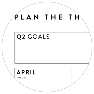 Q2 2024 QUARTERLY GIANT WALL CALENDAR (APRIL - JUNE 2024) - PINK WEEKENDS