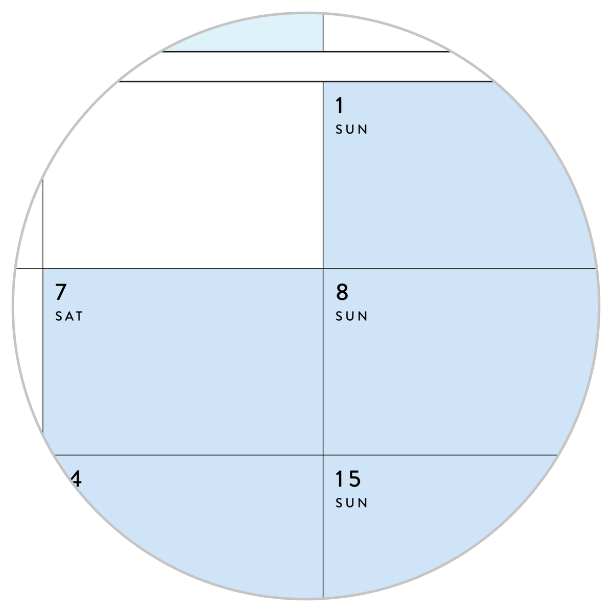 PRINTABLE 2026 QUARTERLY (Q1 + Q2 + Q3 + Q4) WALL CALENDAR BUNDLE (RAINBOW) - INSTANT DOWNLOAD