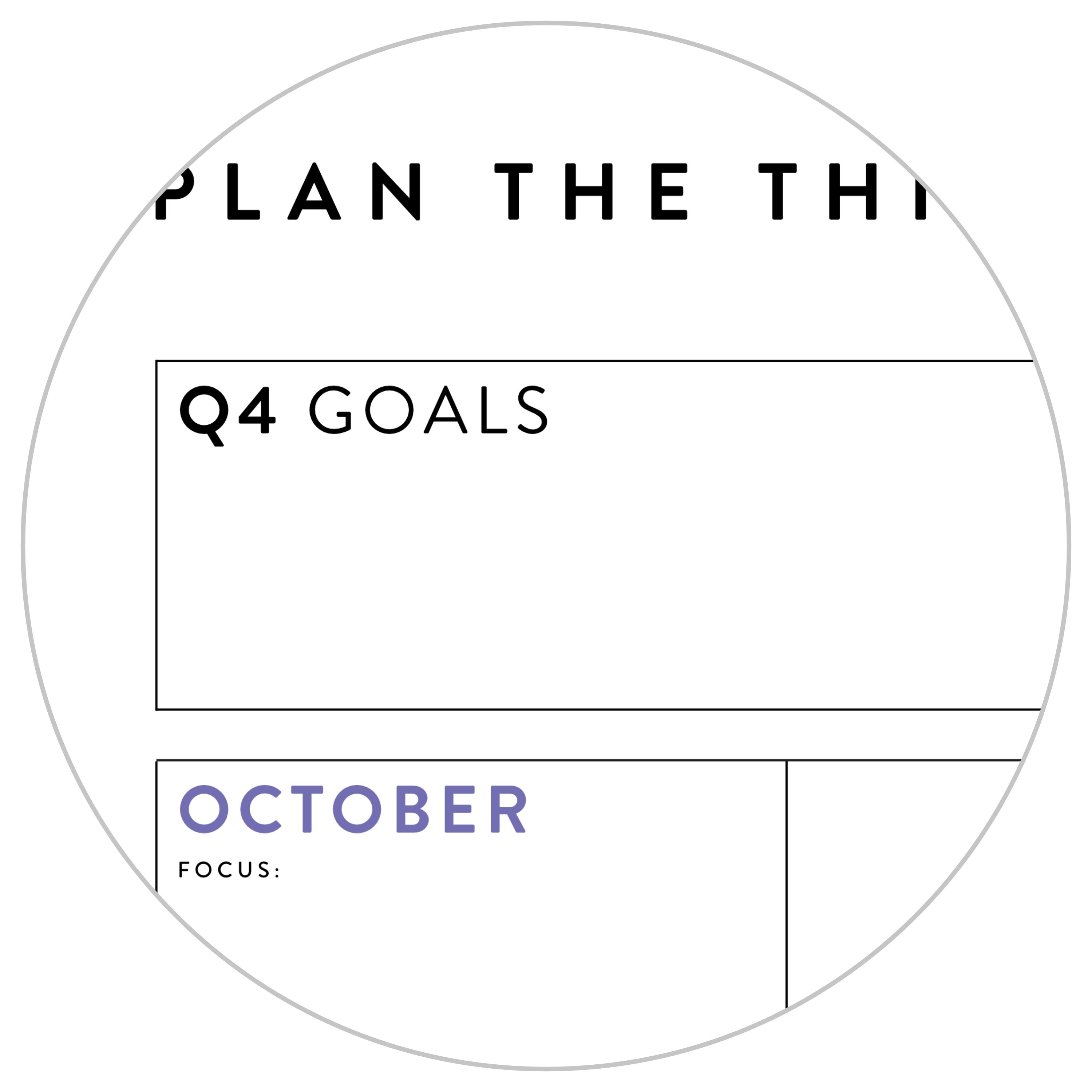 Q4 2025 QUARTERLY GIANT WALL CALENDAR (OCTOBER DECEMBER 2025) RAIN