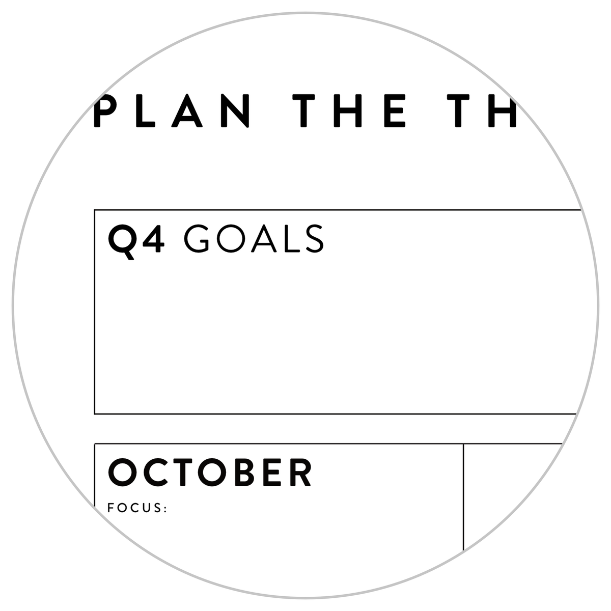 Q4 2024 QUARTERLY GIANT WALL CALENDAR (OCTOBER - DECEMBER 2024) - YELLOW WEEKENDS