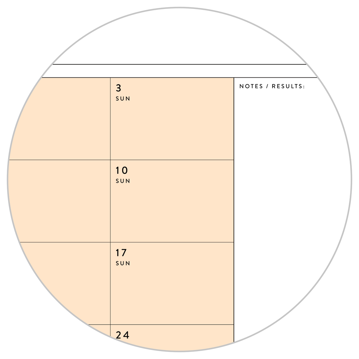 Q4 2024 QUARTERLY GIANT WALL CALENDAR (OCTOBER - DECEMBER 2024) - ORANGE WEEKENDS