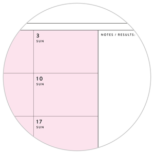 PRINTABLE Q1 (JANUARY - MARCH) 2024 QUARTERLY WALL CALENDAR (PINK) - INSTANT DOWNLOAD