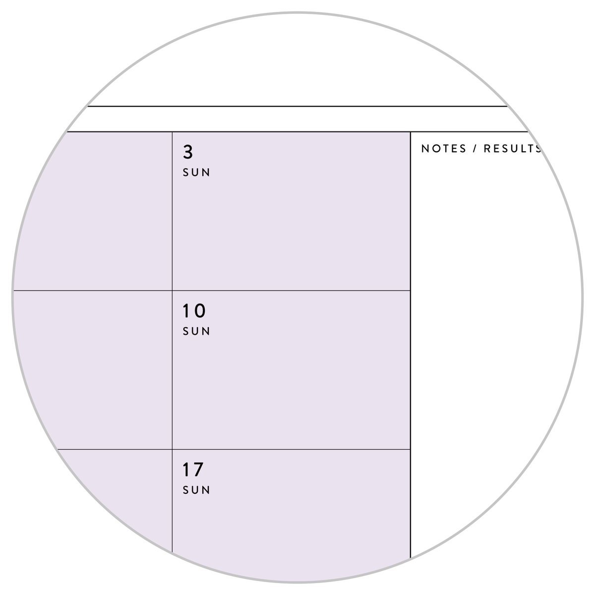 Q4 2024 QUARTERLY GIANT WALL CALENDAR (OCTOBER - DECEMBER 2024) - PURPLE WEEKENDS