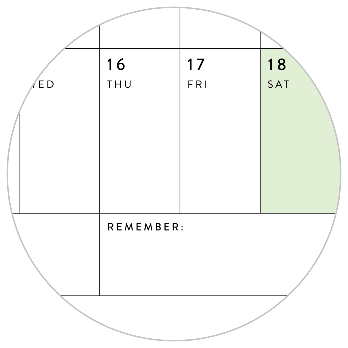 2025 - 2026 ACADEMIC WALL CALENDAR (JUNE START) | HORIZONTAL WITH RAINBOW WEEKENDS