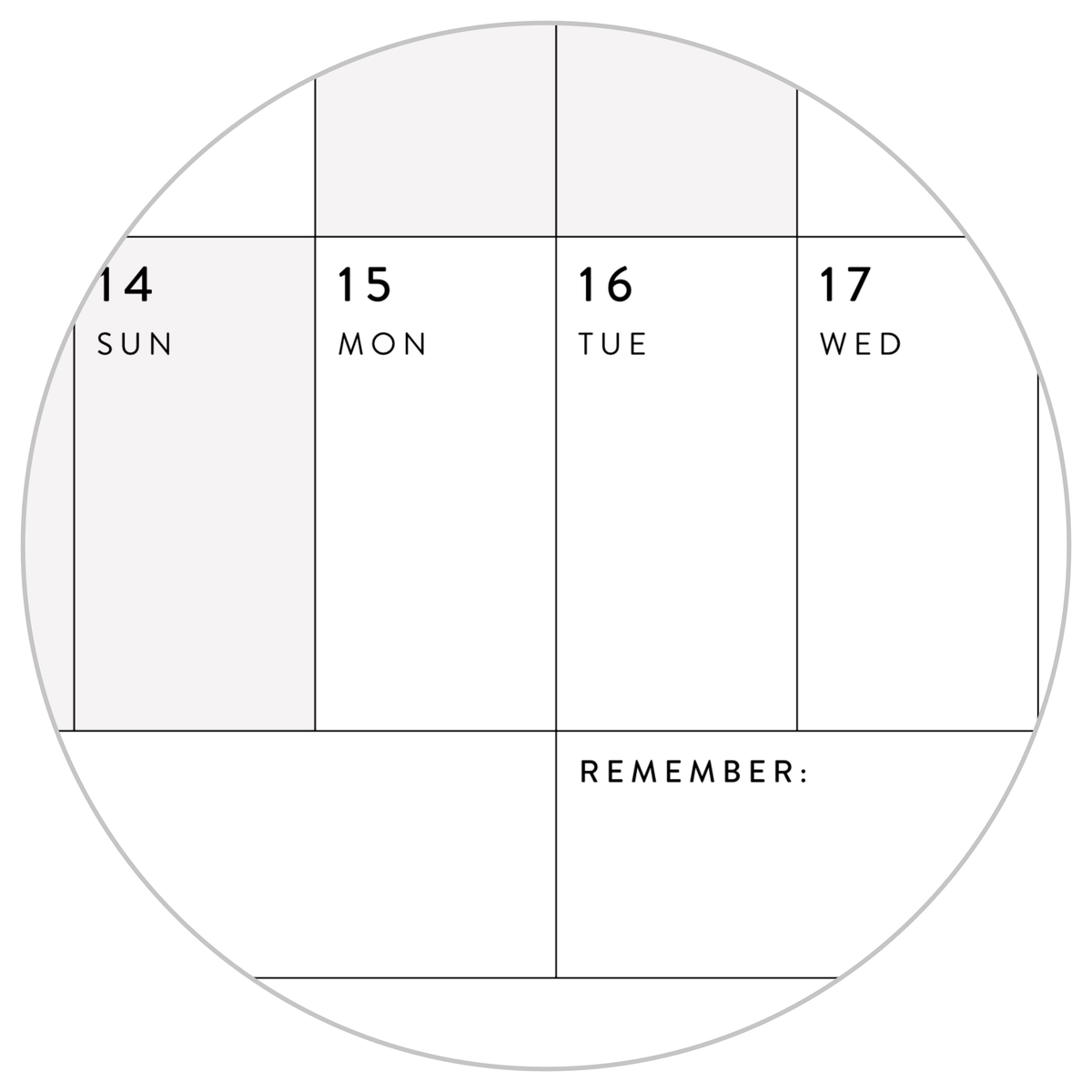 PRINTABLE 2025 - 2026 ACADEMIC WALL CALENDAR (AUGUST START) | HORIZONTAL WITH GRAY / GREY WEEKENDS - INSTANT DOWNLOAD