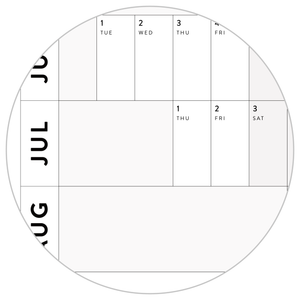 NEW! PRINTABLE SEPTEMBER START 2026 - 2027 HORIZONTAL ACADEMIC WALL CALENDAR WITH ALIGNED GRAY WEEKENDS - INSTANT DOWNLOAD