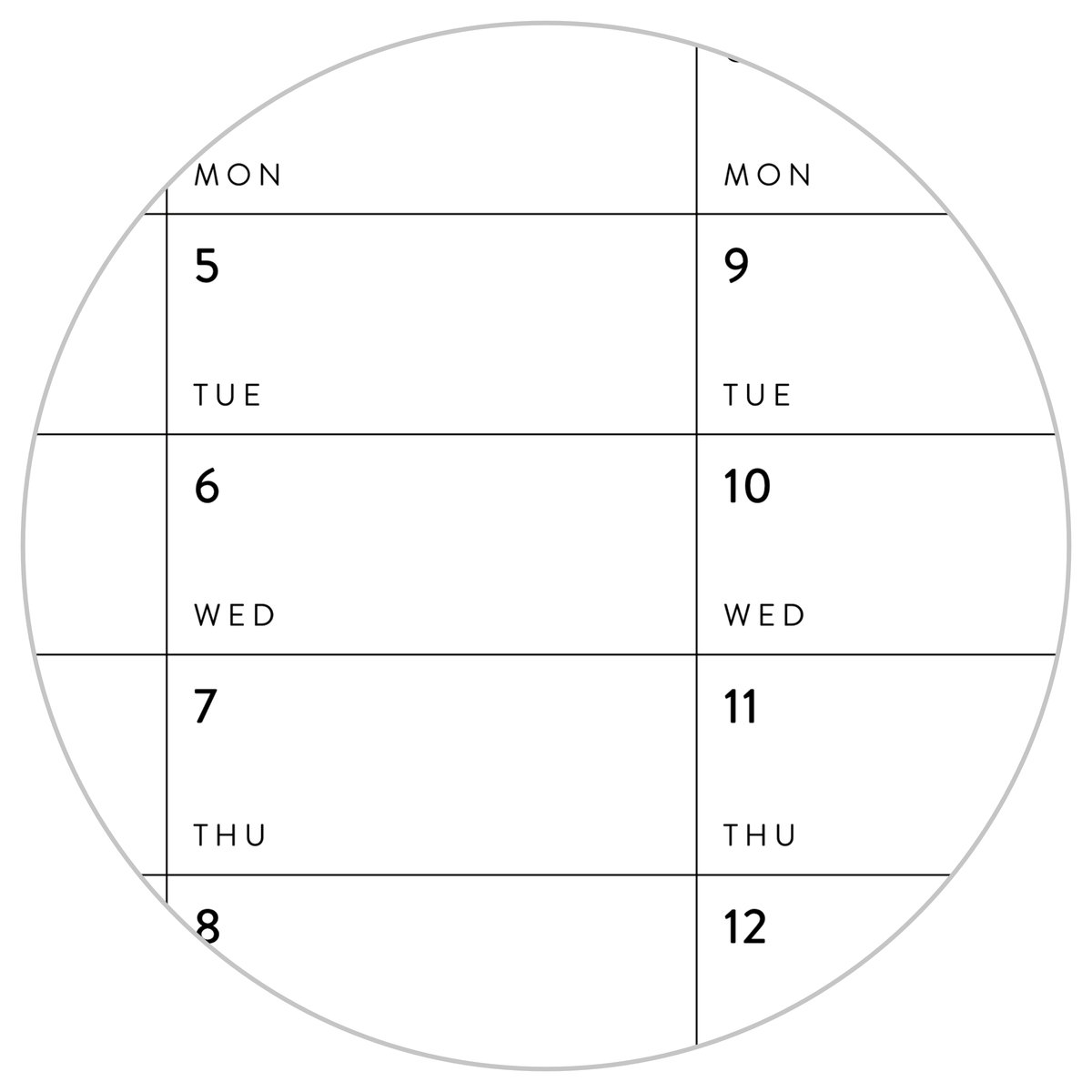 NEW! PRINTABLE VERTICAL 2026 WALL CALENDAR WITH ALIGNED RAINBOW WEEKENDS - INSTANT DOWNLOAD