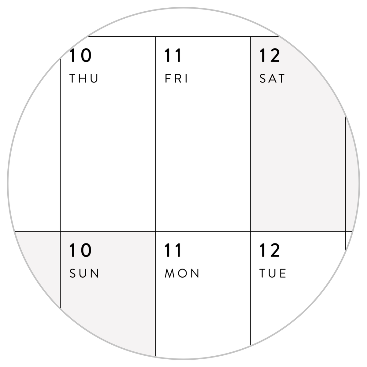 2025 -  2026 ACADEMIC WALL CALENDAR (AUGUST START) | SCHOOL CALENDAR | HORIZONTAL WITH GRAY WEEKENDS