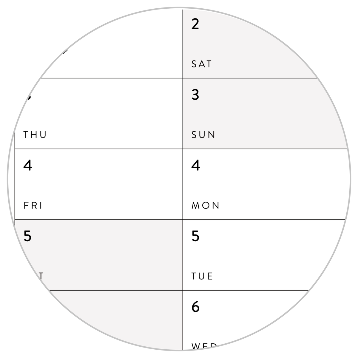 2025 - 2026 ACADEMIC WALL CALENDAR (AUGUST START) | SCHOOL CALENDAR | VERTICAL WITH GRAY WEEKENDS
