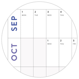 NEW! Giant 2026-2027 SEPTEMBER START Wall Calendar with Aligned Weekends | Student Teacher Classroom Mid-Year/ Academic Planner - Rainbow