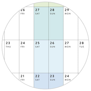 NEW! Giant 2026-2027 SEPTEMBER START Wall Calendar with Aligned Weekends | Student Teacher Classroom Mid-Year/ Academic Planner - Rainbow